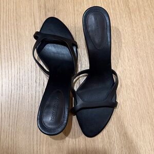 Tony Bianco Sleek Black Sandals